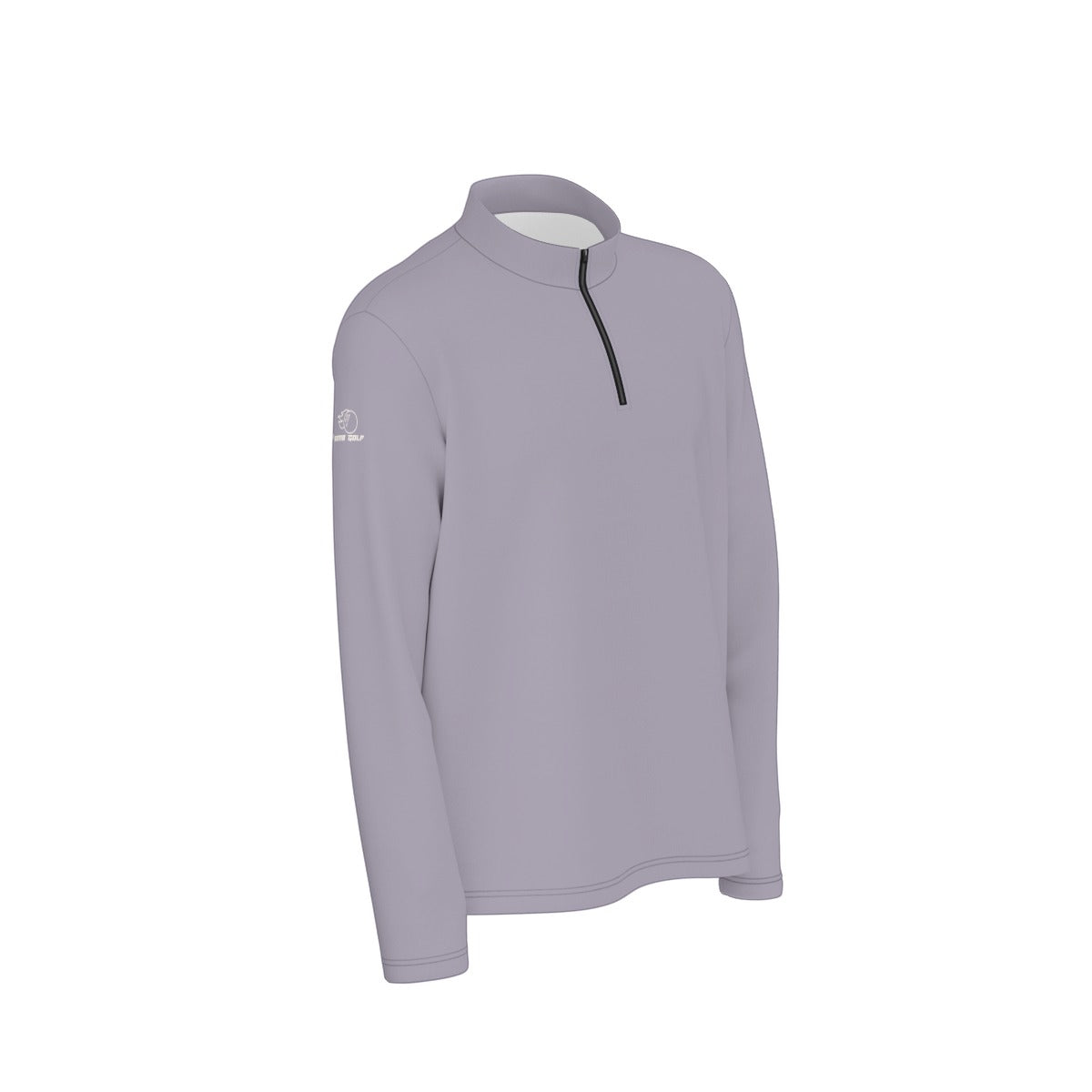 Heather Dusk Quarter Zip Sweater