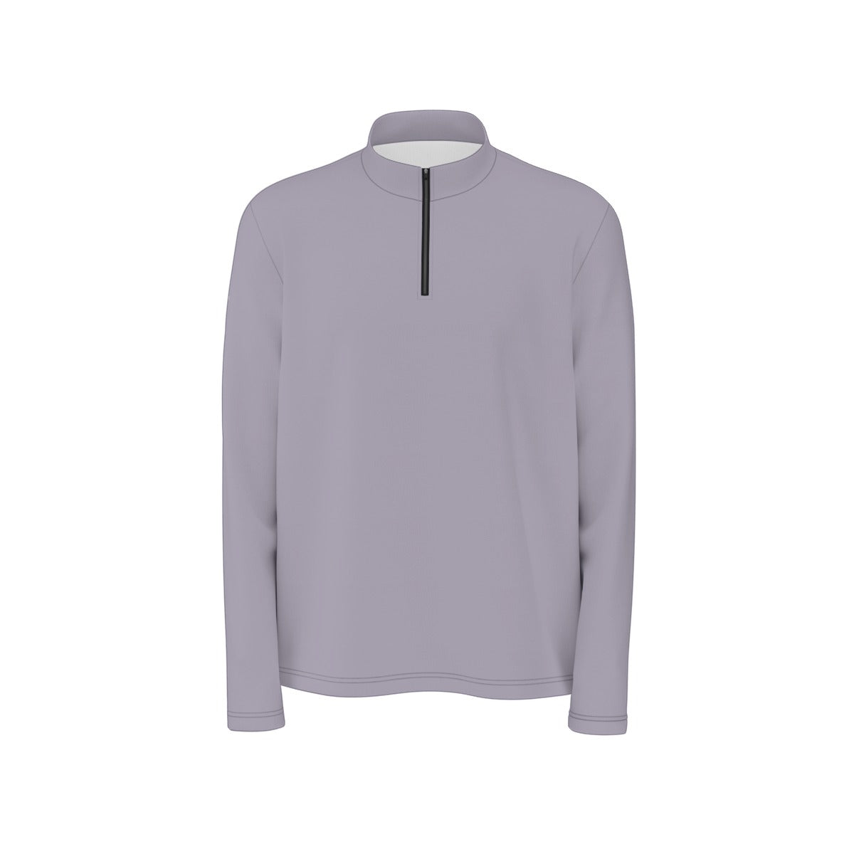 Heather Dusk Quarter Zip Sweater