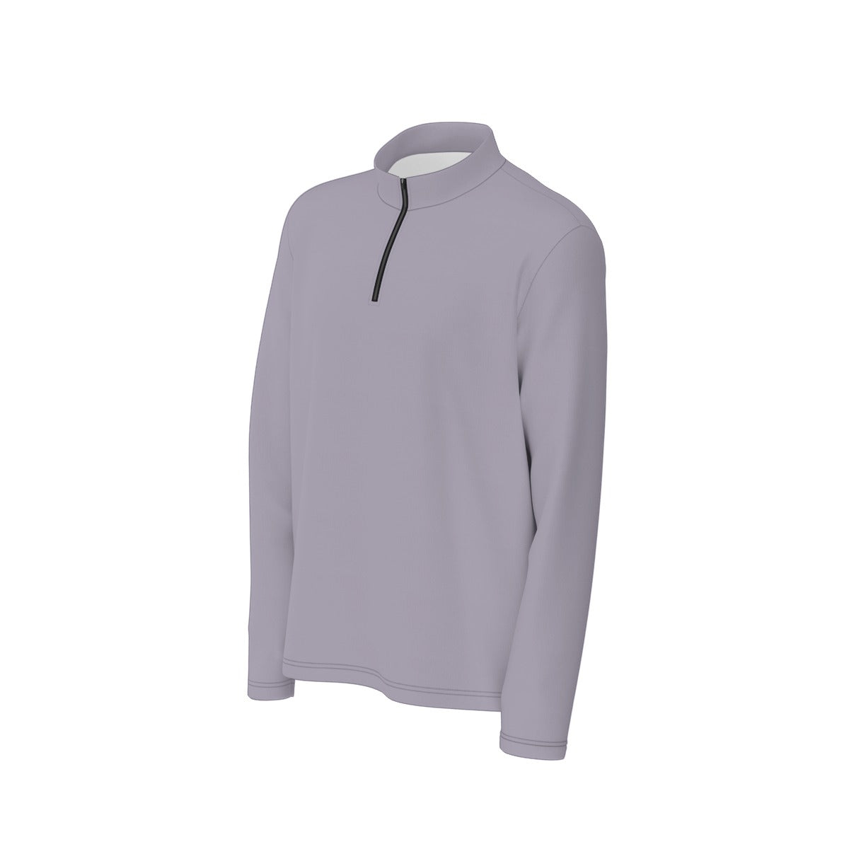 Heather Dusk Quarter Zip Sweater