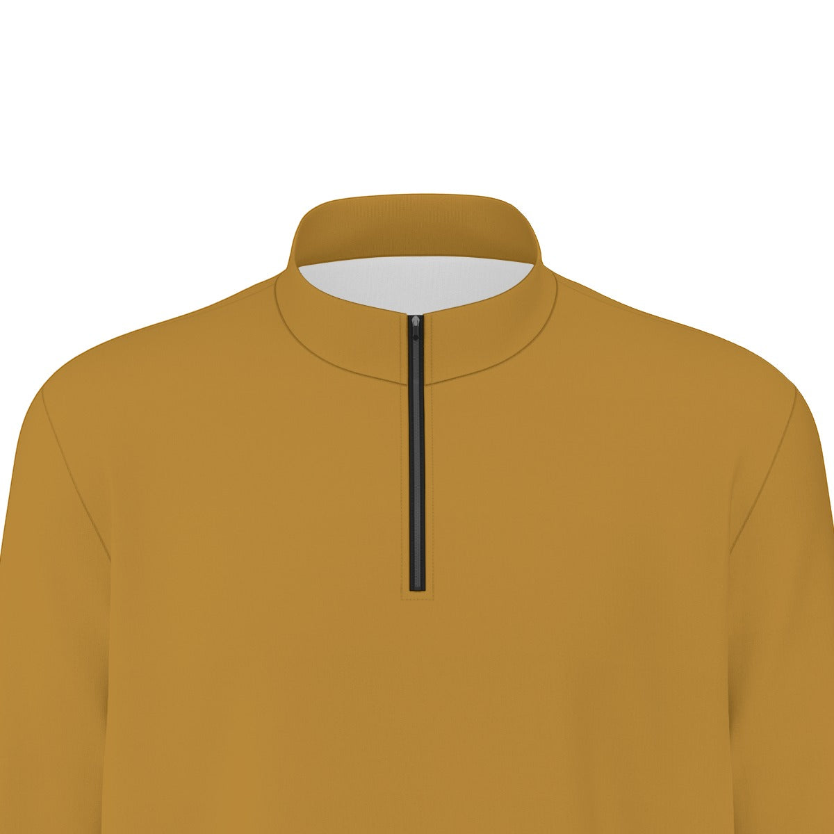 Pumpkin Spice Quarter Zip Sweater