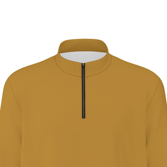 Pumpkin Spice Quarter Zip Sweater