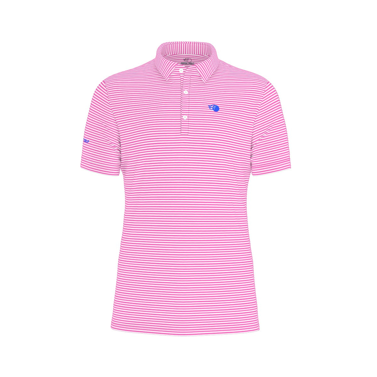 The Caddie Striped Performance Polo Shirt