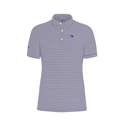 The Caddie Striped Performance Polo Shirt