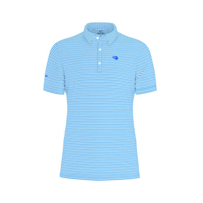 The Caddie Striped Performance Polo Shirt