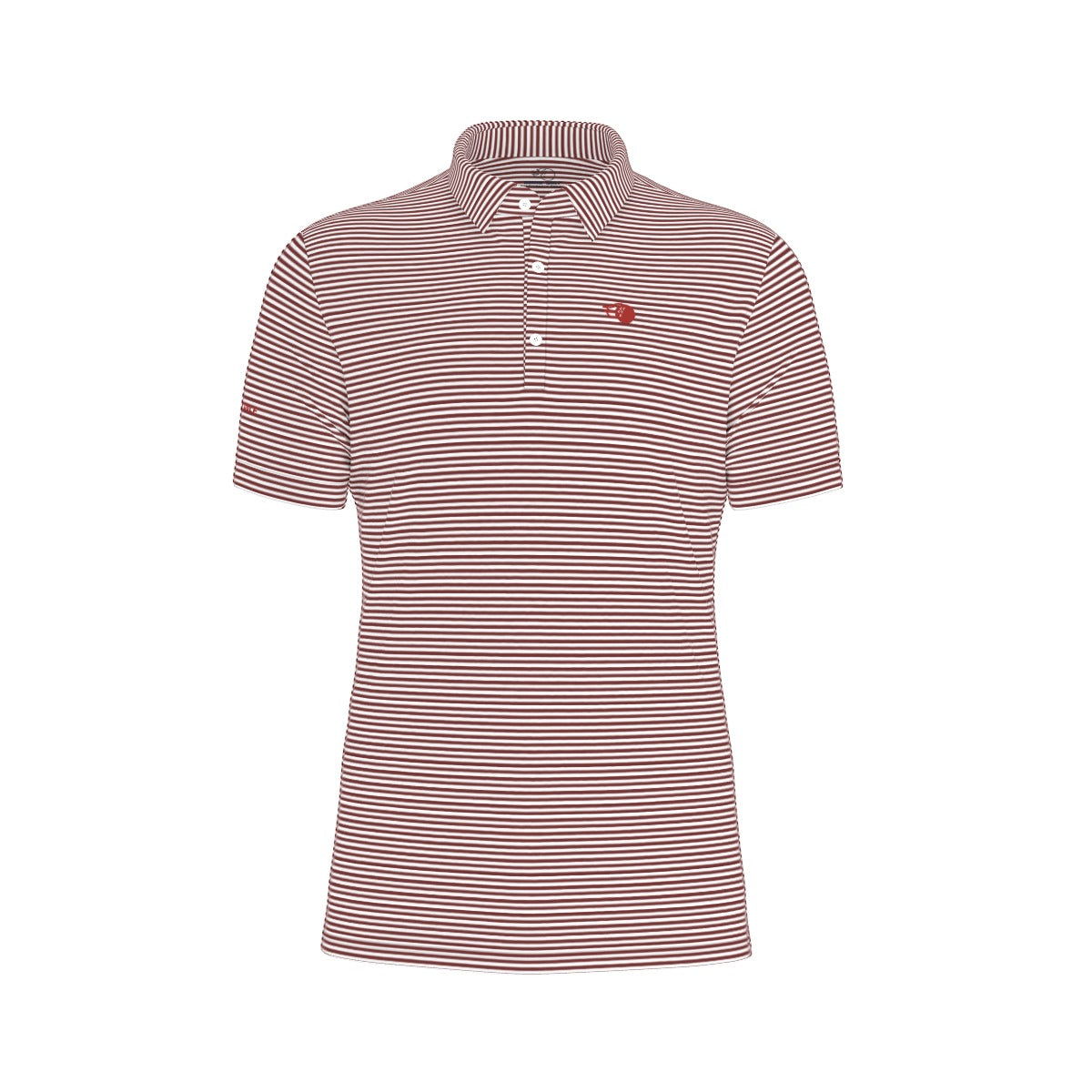 The Caddie Striped Performance Polo Shirt