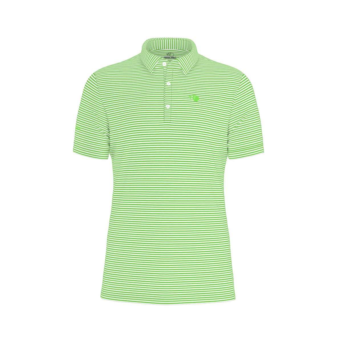 The Caddie Striped Performance Polo Shirt