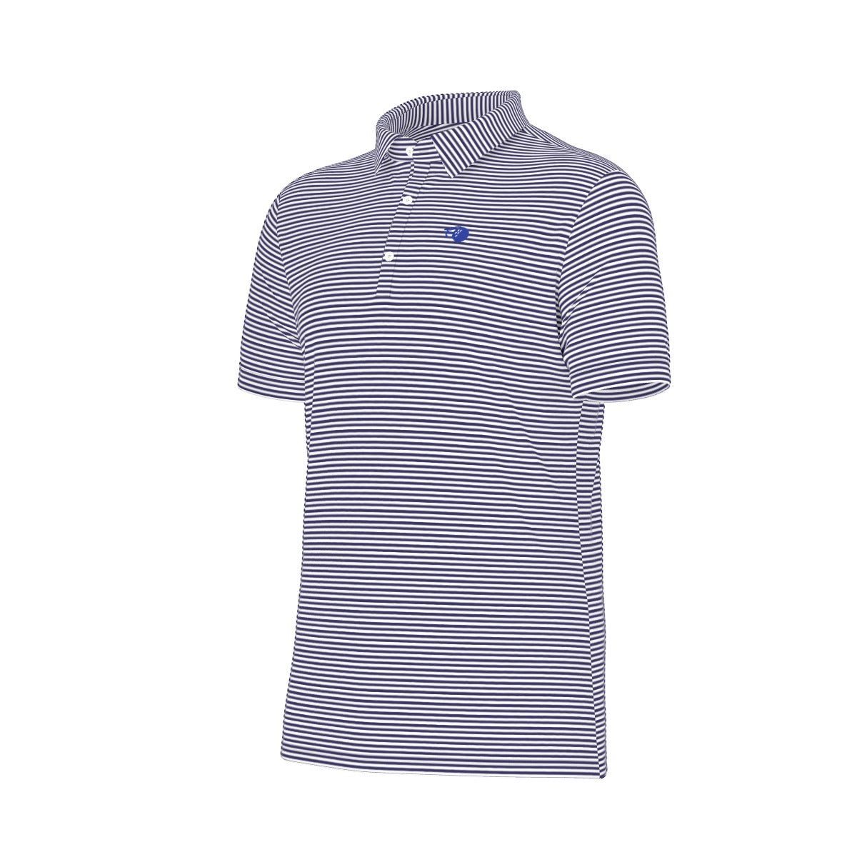 The Caddie Striped Performance Polo Shirt