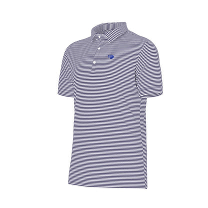 The Caddie Striped Performance Polo Shirt