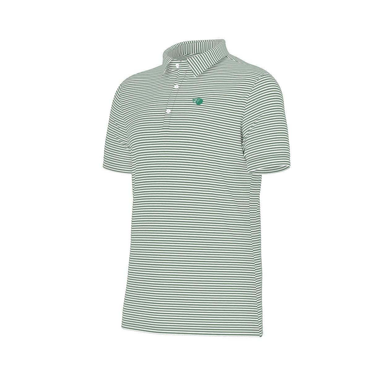 The Caddie Striped Performance Polo Shirt