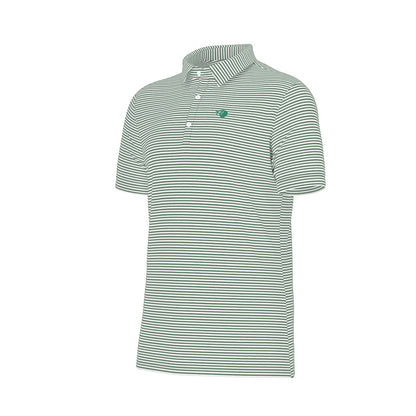 The Caddie Striped Performance Polo Shirt