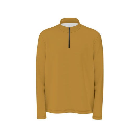 Pumpkin Spice Quarter Zip Sweater