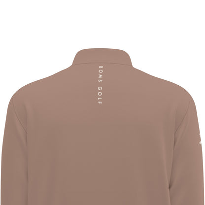 Mystic Mocha Quarter Zip Sweater