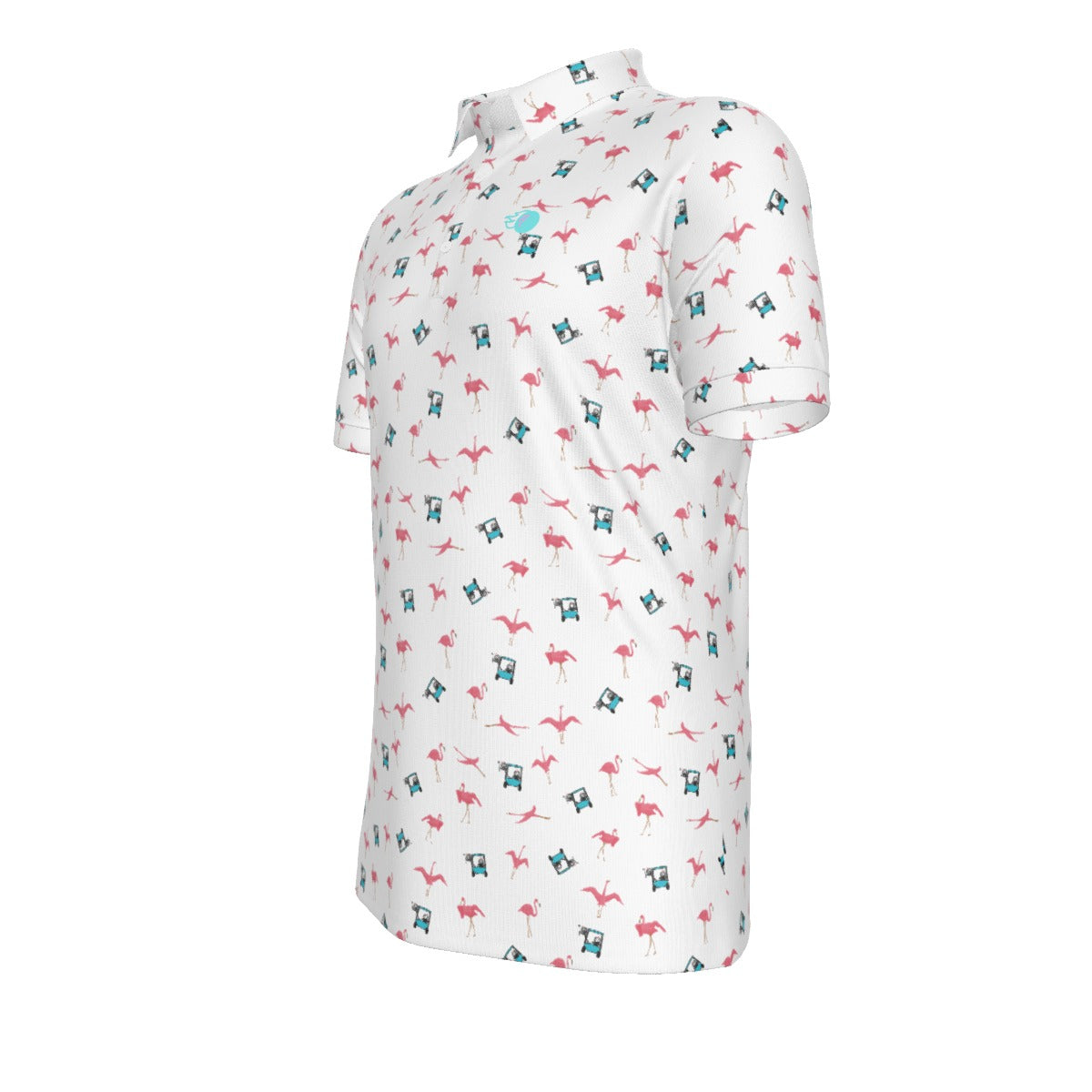 Flamingo Terror Performance Polo Shirt