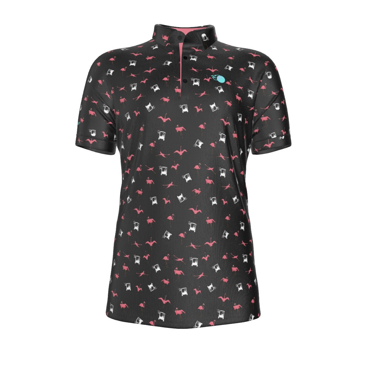 Flamingo Terror Performance Polo Shirt