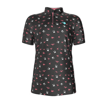 Flamingo Terror Performance Polo Shirt