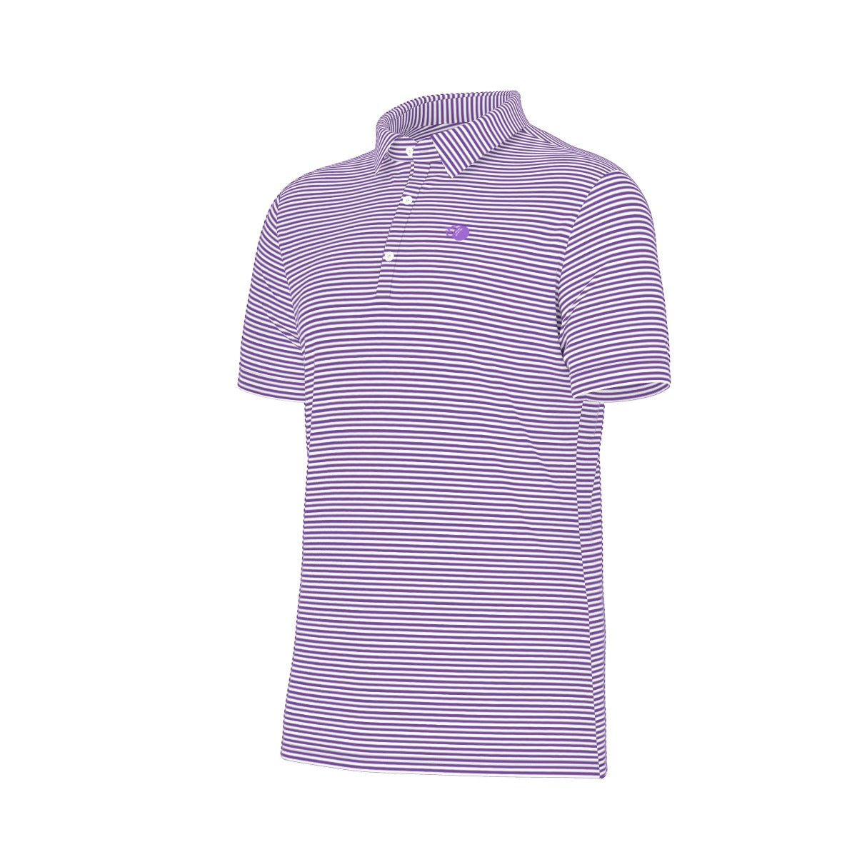 The Caddie Striped Performance Polo Shirt