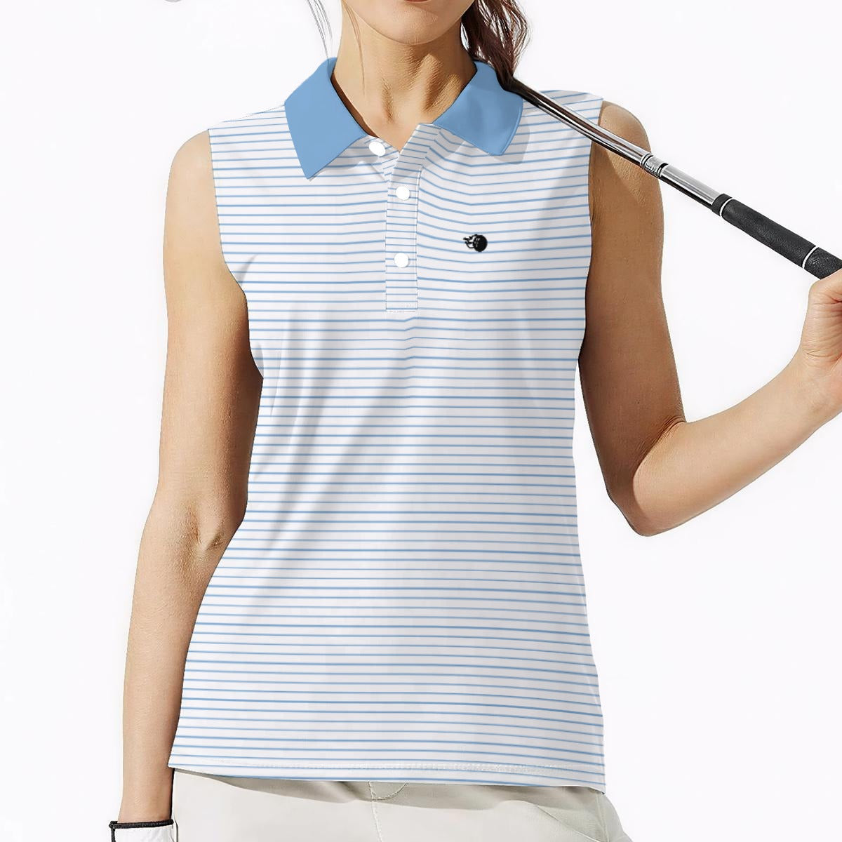 Aria Sleeveless Polo