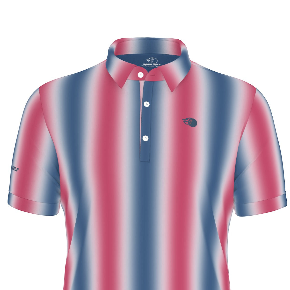 Red, White and Birdie Performance Polo