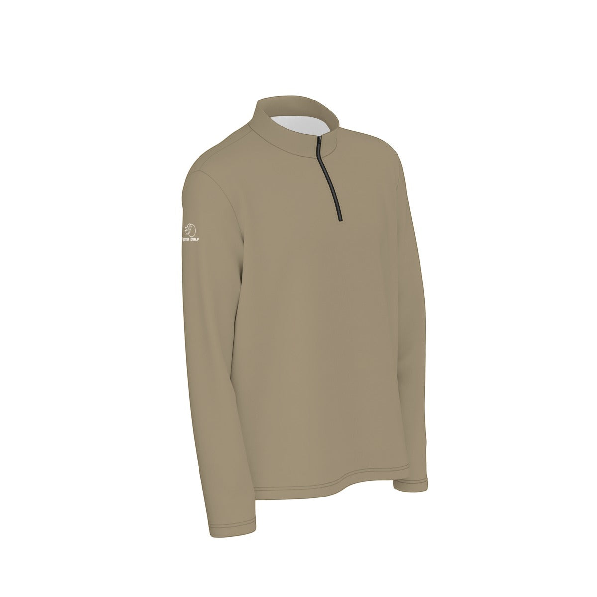 Bronze Mist Quarter Zip Sweater
