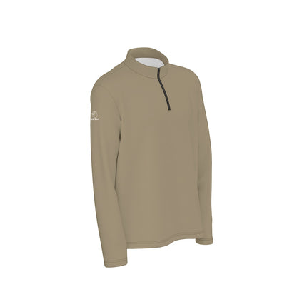 Bronze Mist Quarter Zip Sweater