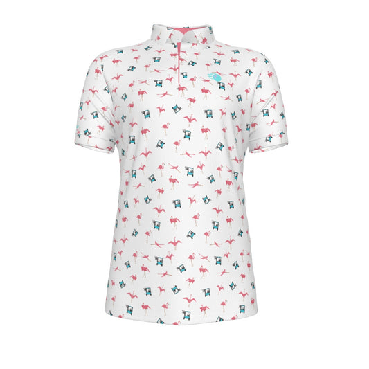 Flamingo Terror Performance Polo Shirt