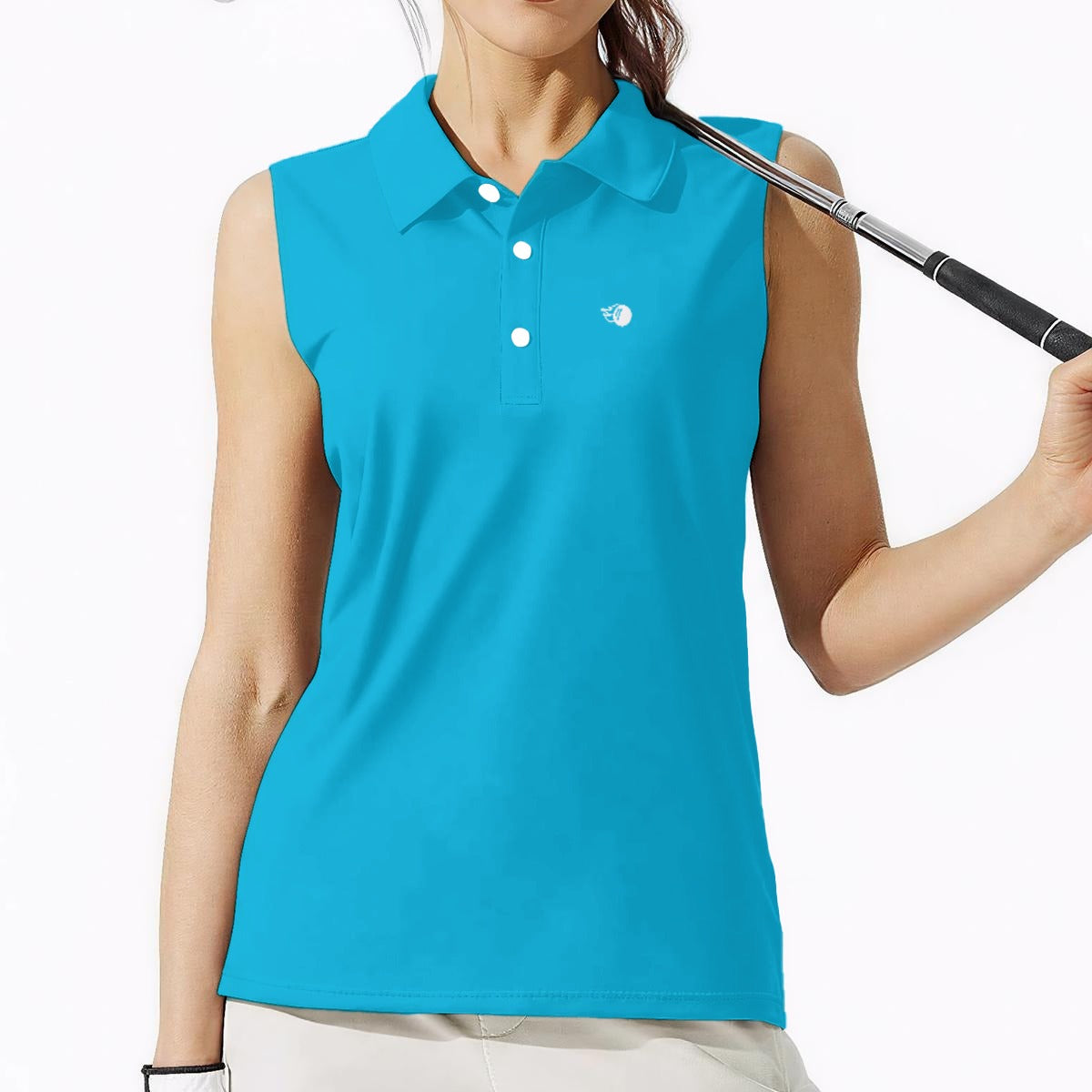 Andie Sleeveless Polo