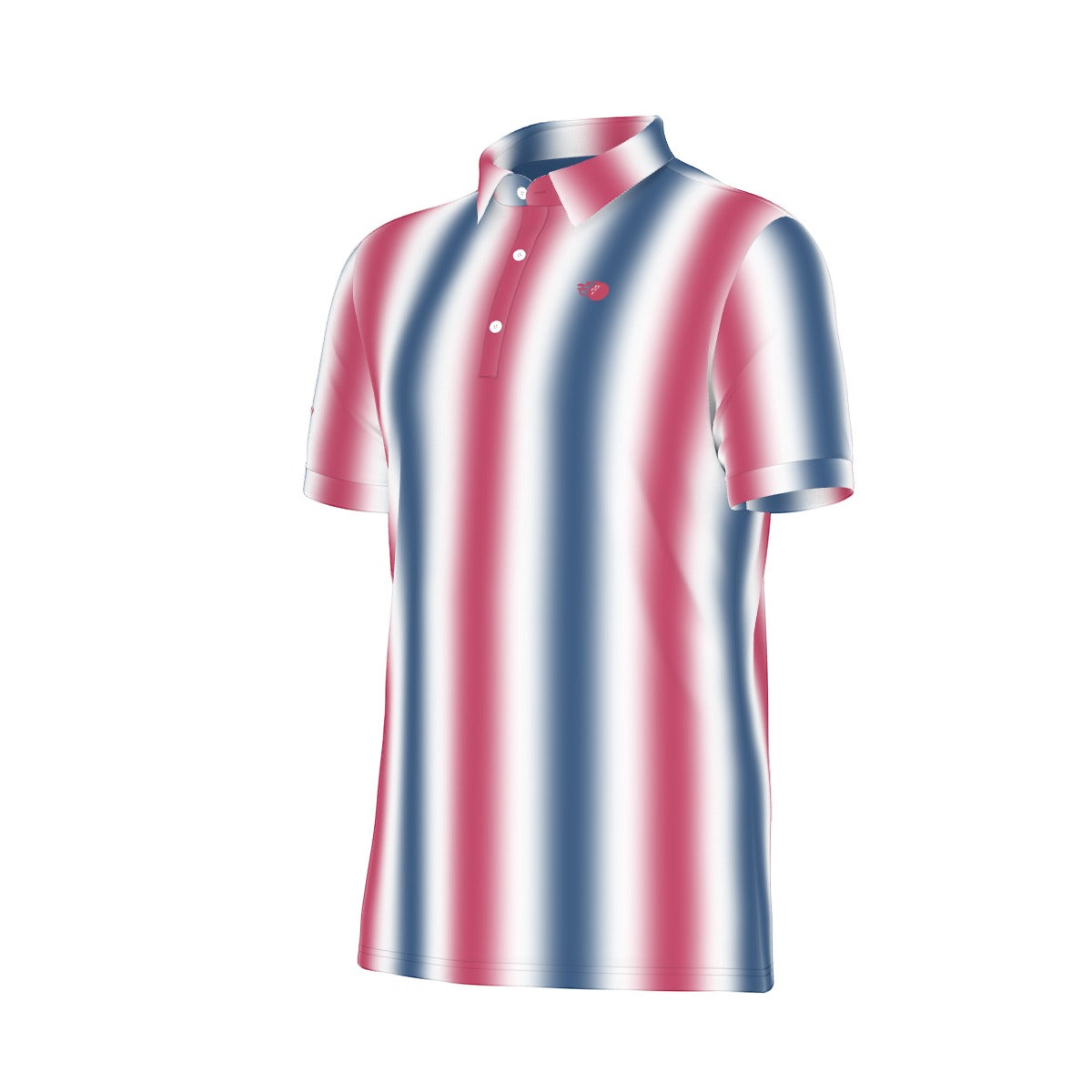 Red, White and Birdie Performance Polo