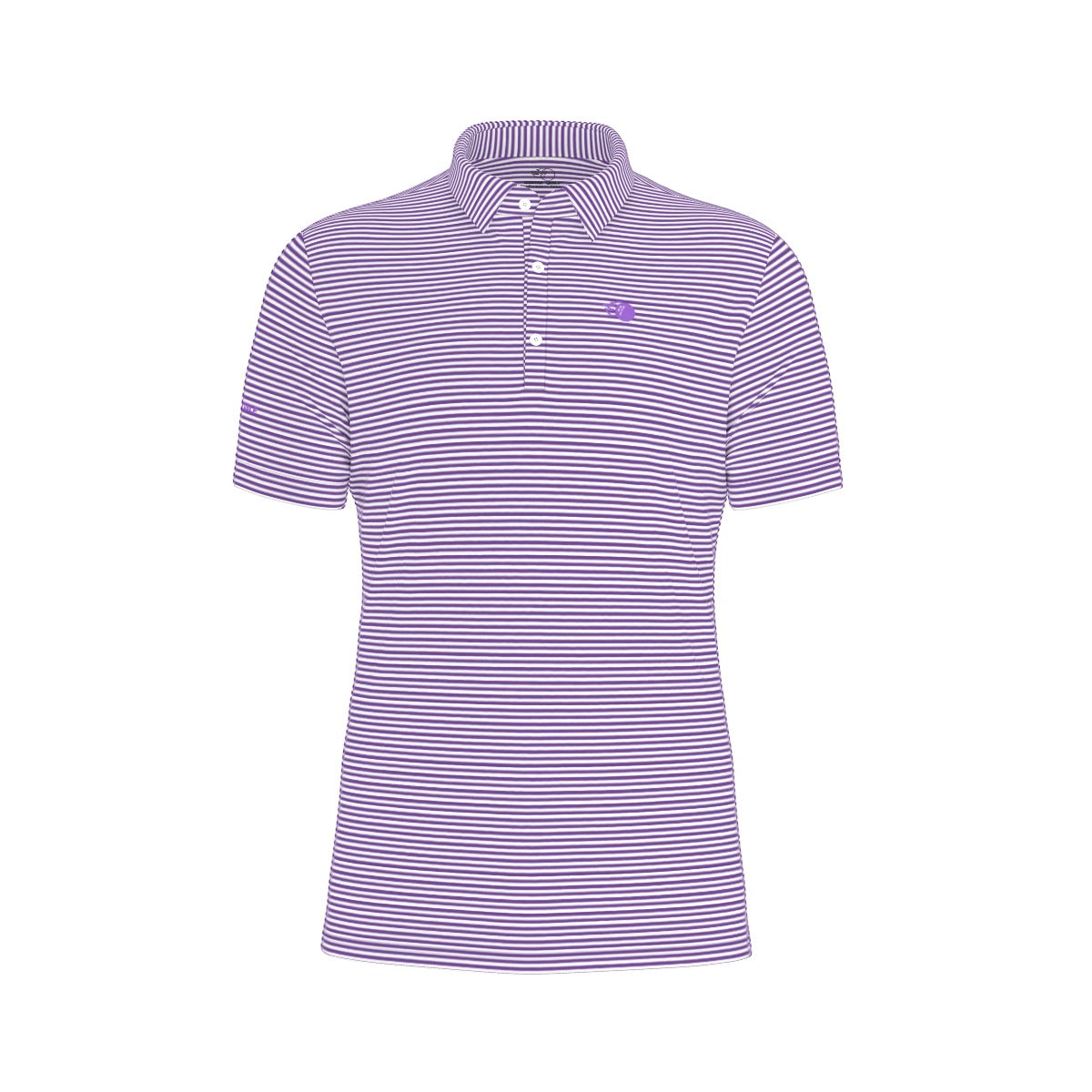 The Caddie Striped Performance Polo Shirt