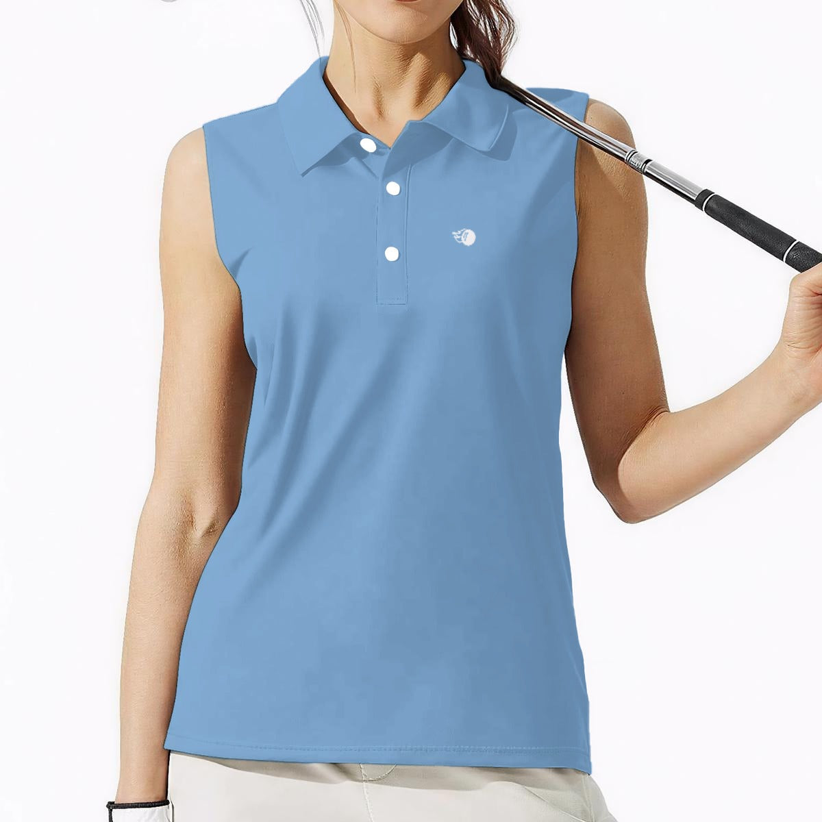 Andie Sleeveless Polo