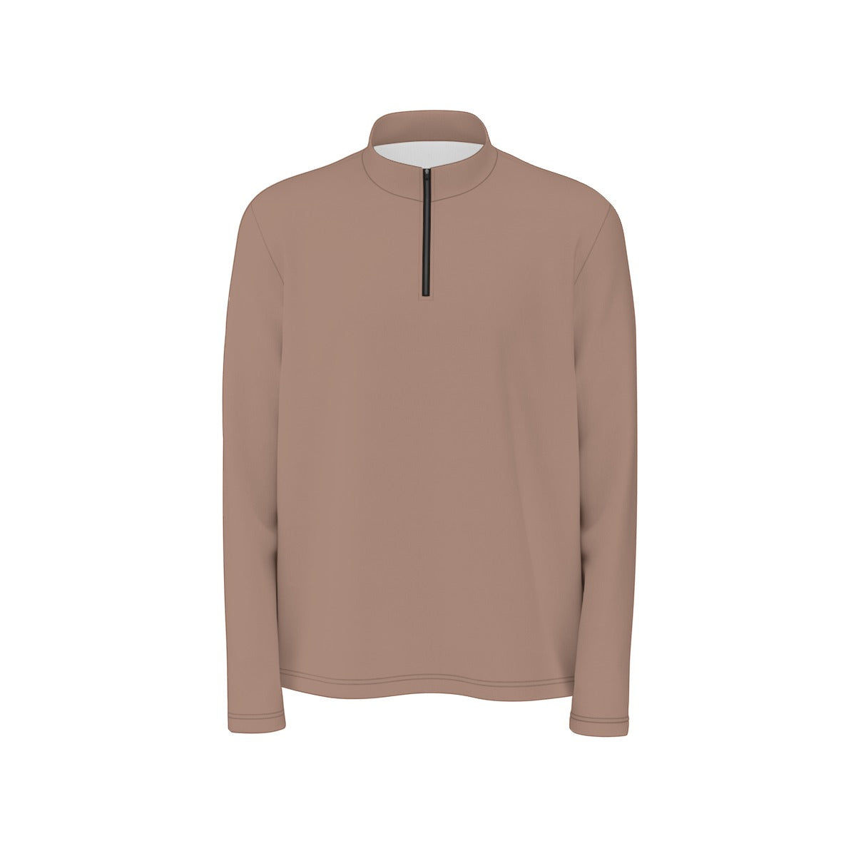 Mystic Mocha Quarter Zip Sweater