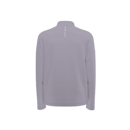 Heather Dusk Quarter Zip Sweater