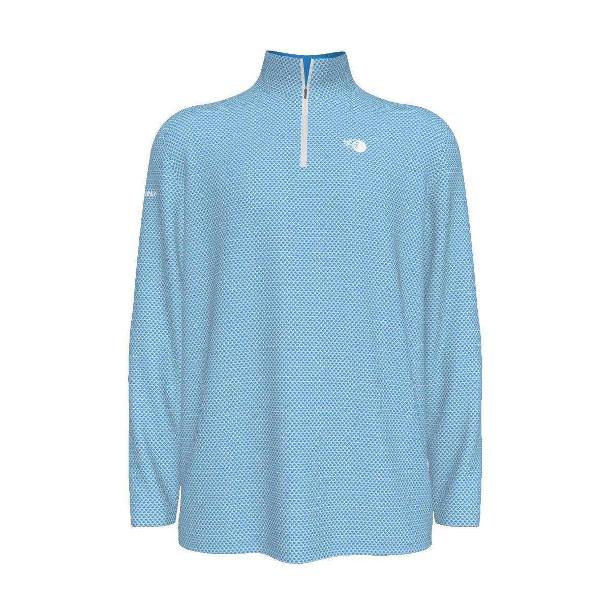 Saint Tropez Men's Quarter Zip Sweater