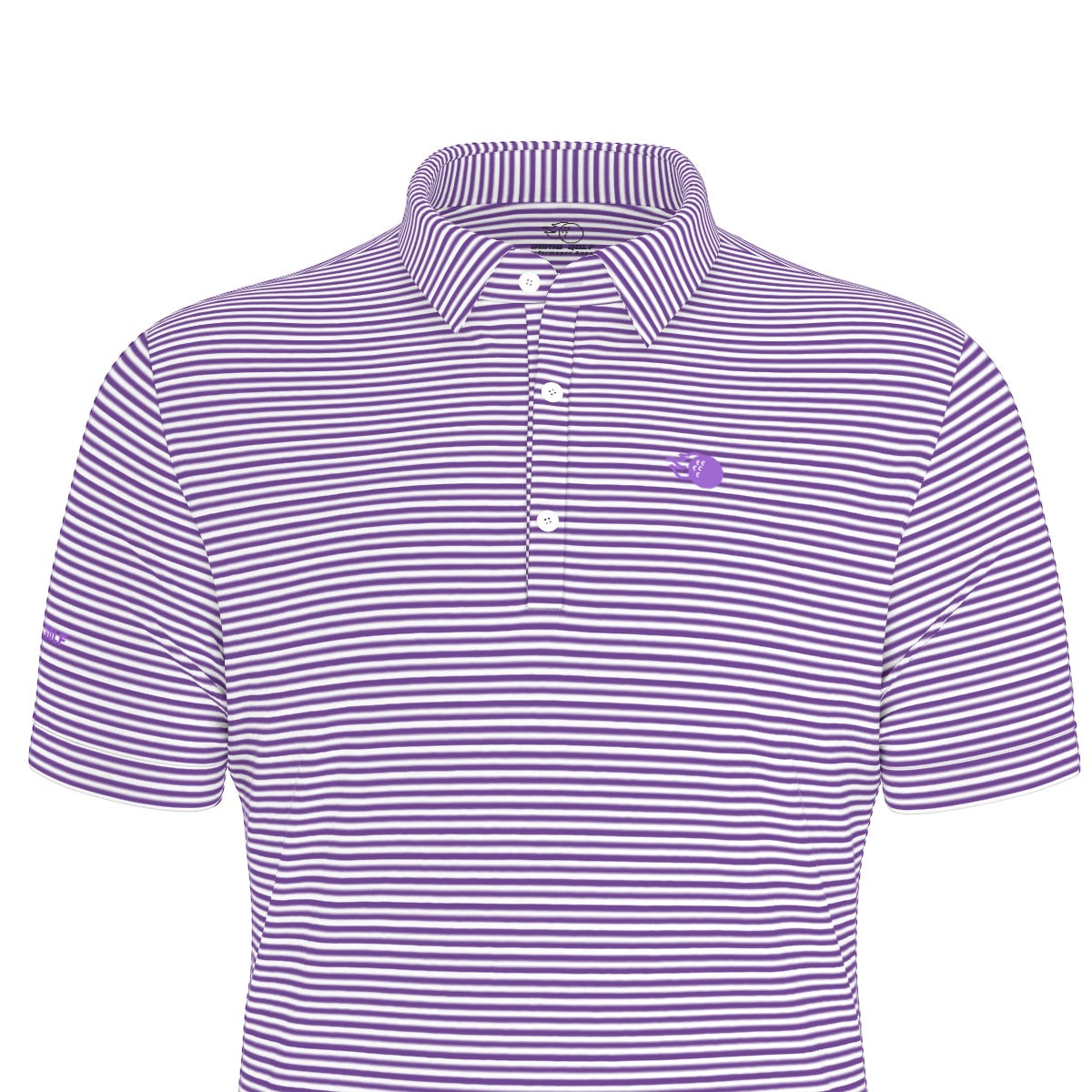 The Caddie Striped Performance Polo Shirt