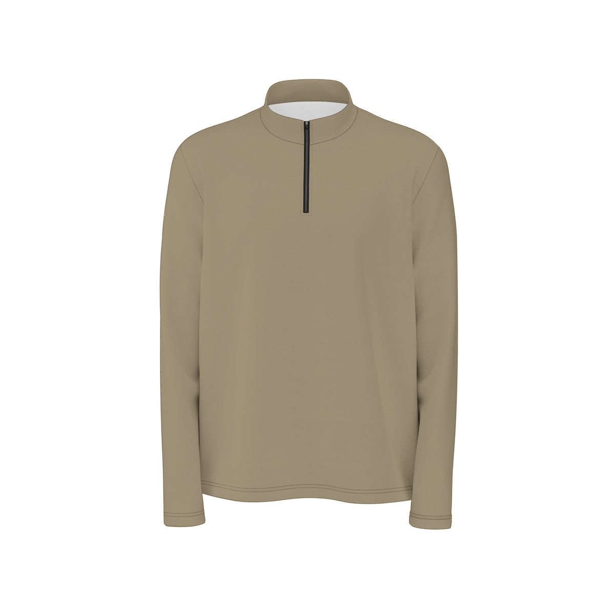 Bronze Mist Quarter Zip Sweater