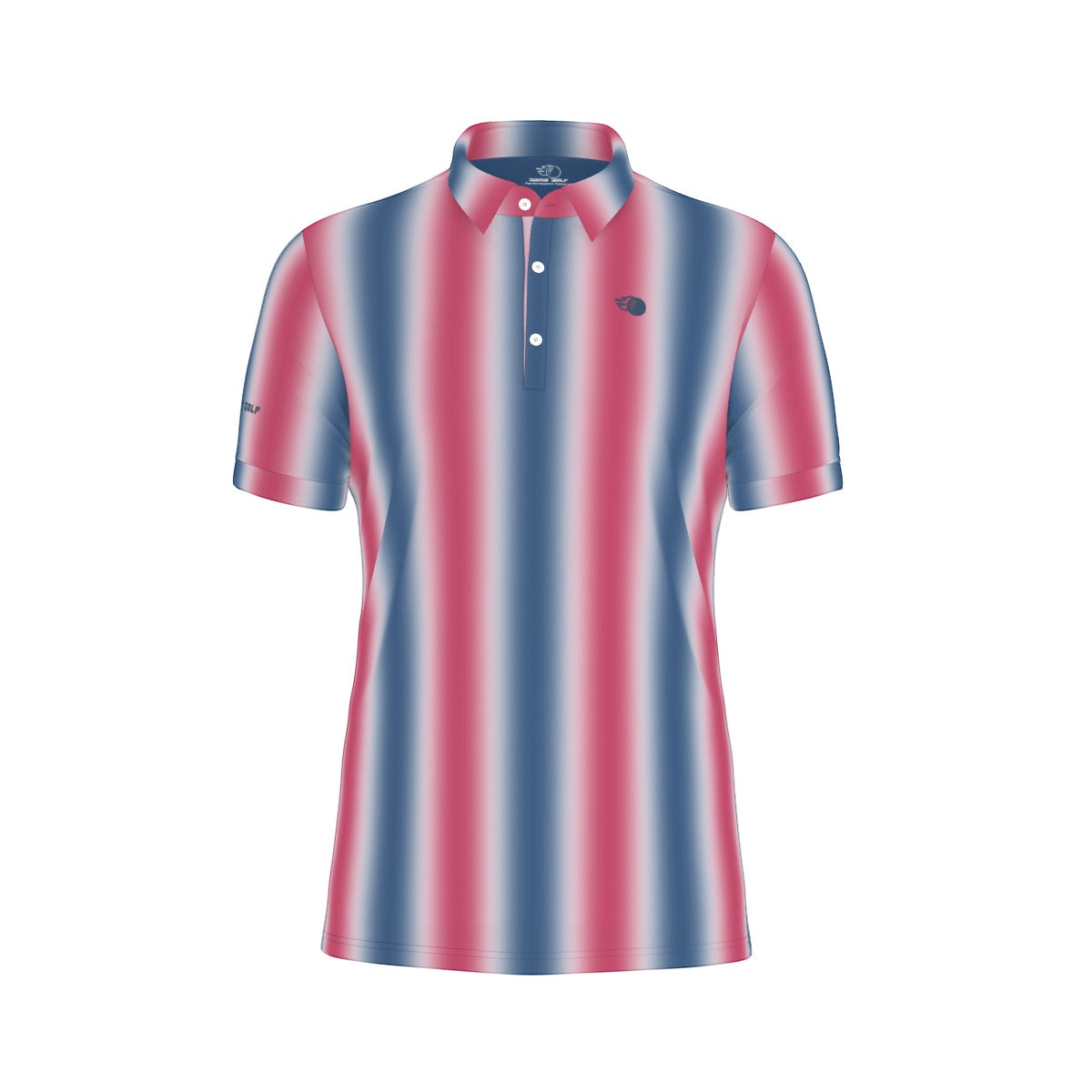 Red, White and Birdie Performance Polo