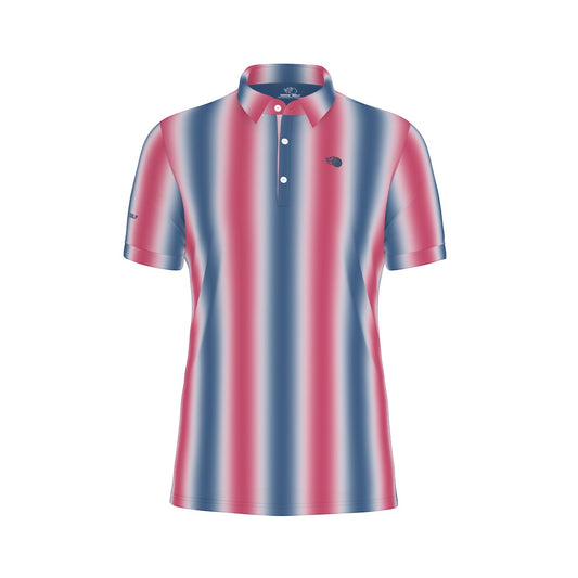 Red, White and Birdie Performance Polo
