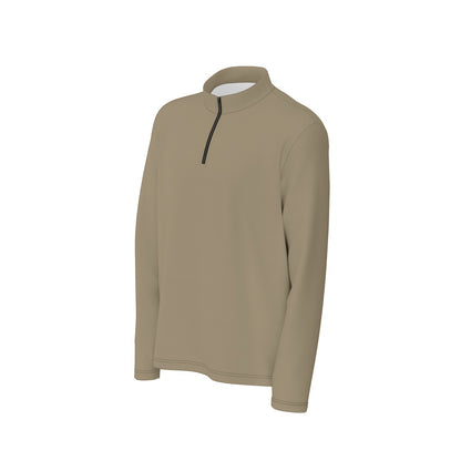 Bronze Mist Quarter Zip Sweater