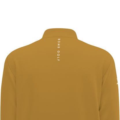 Pumpkin Spice Quarter Zip Sweater