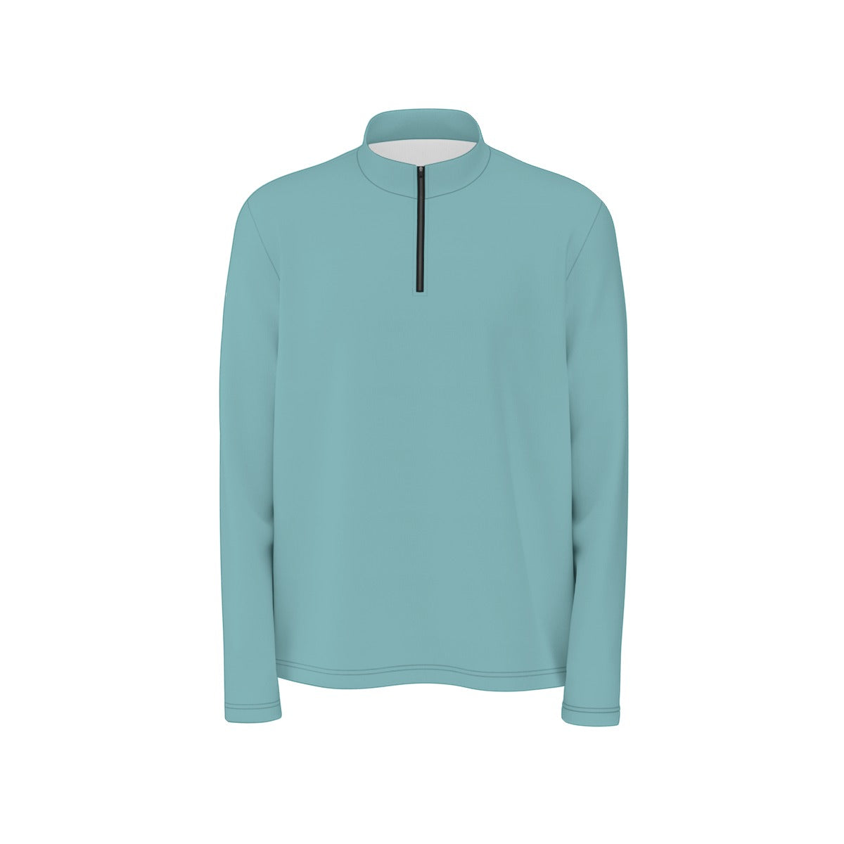 Turquoise Twilght Quarter Zip Sweater
