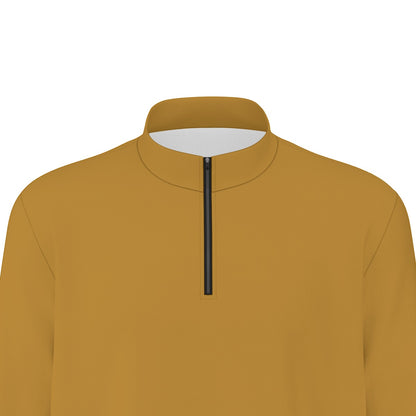 Pumpkin Spice Quarter Zip Sweater