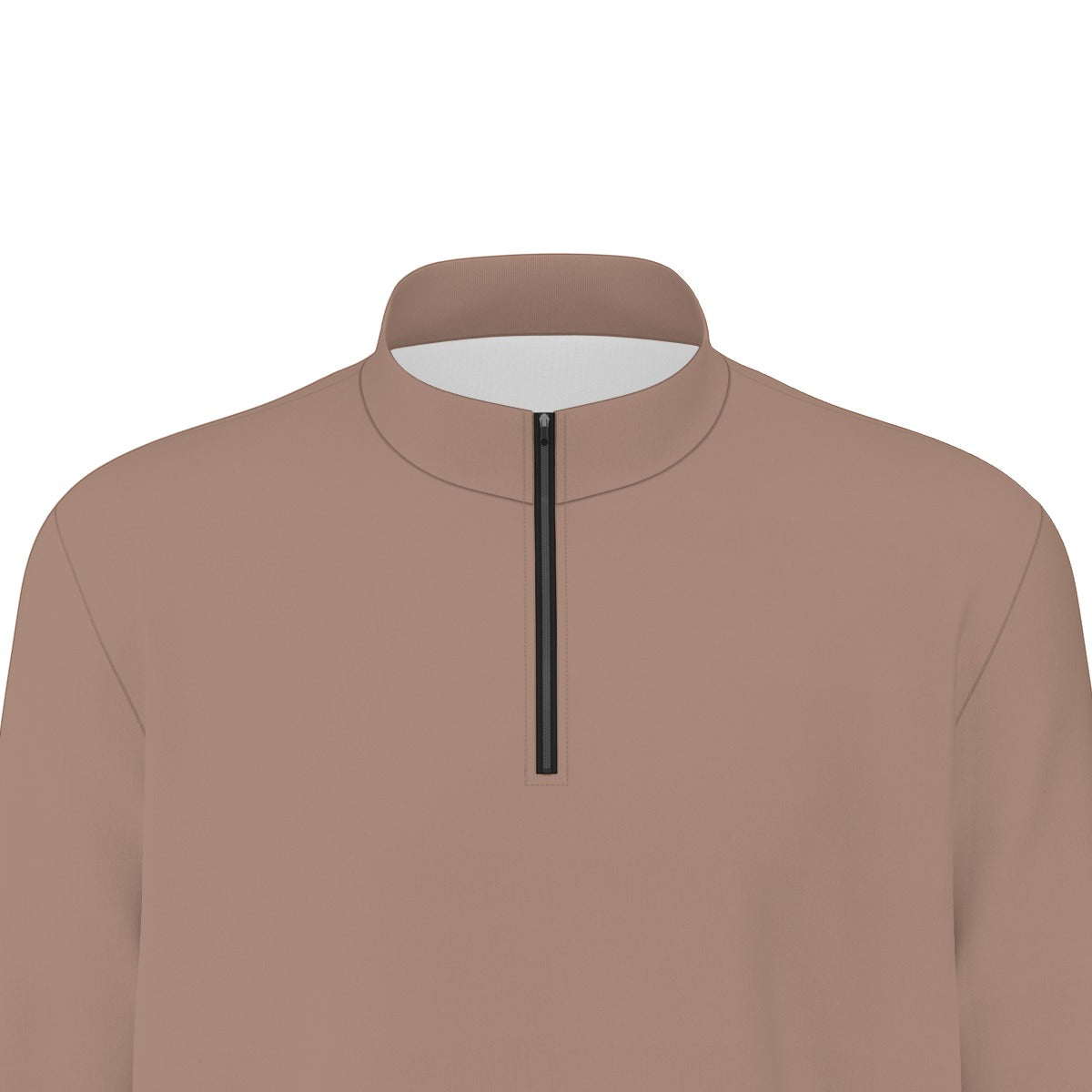 Mystic Mocha Quarter Zip Sweater