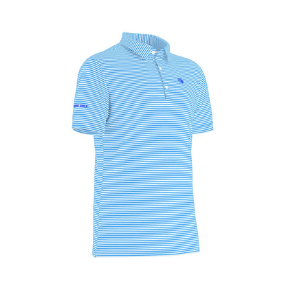 The Caddie Striped Performance Polo Shirt