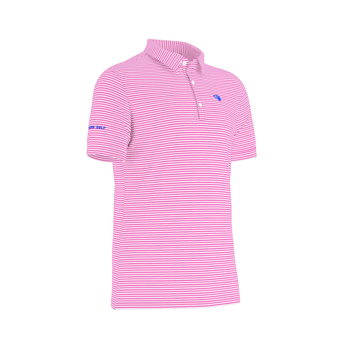 The Caddie Striped Performance Polo Shirt