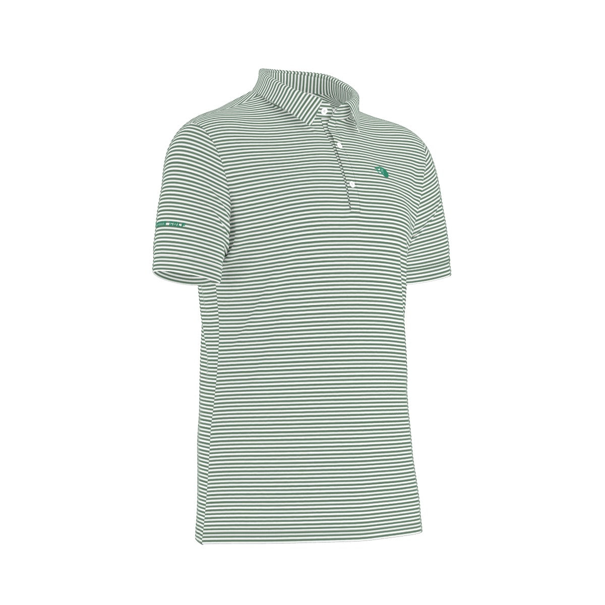 The Caddie Striped Performance Polo Shirt