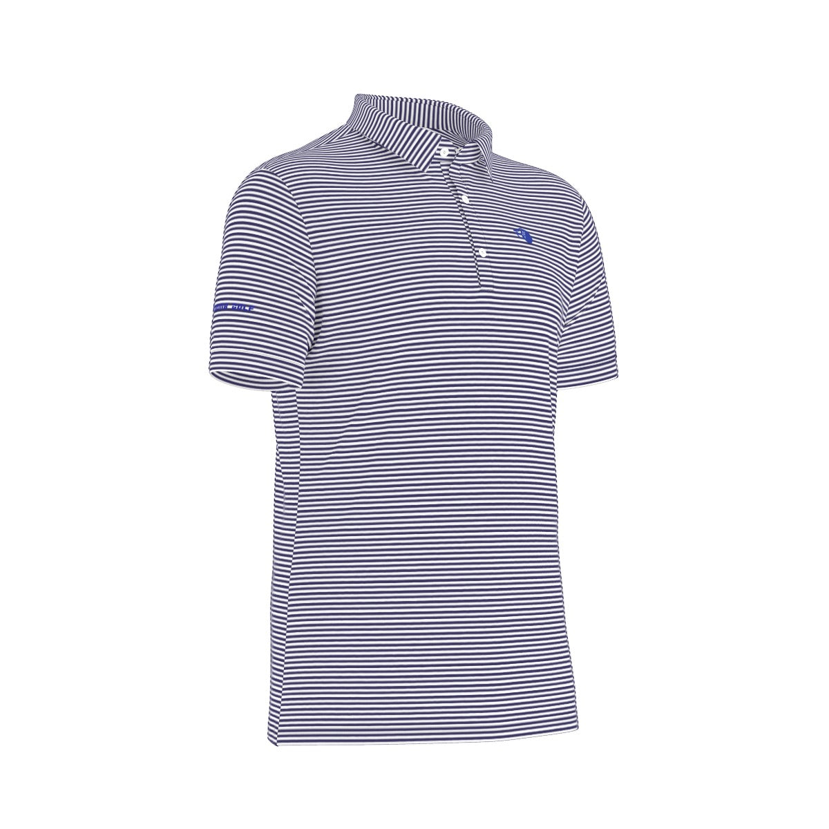The Caddie Striped Performance Polo Shirt