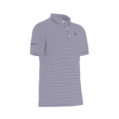 The Caddie Striped Performance Polo Shirt