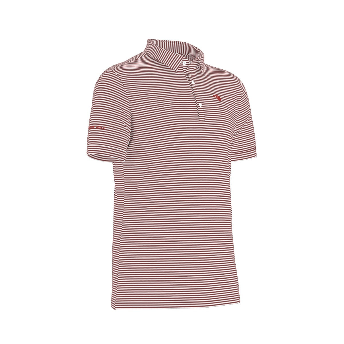 The Caddie Striped Performance Polo Shirt