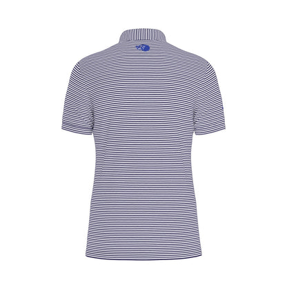 The Caddie Striped Performance Polo Shirt