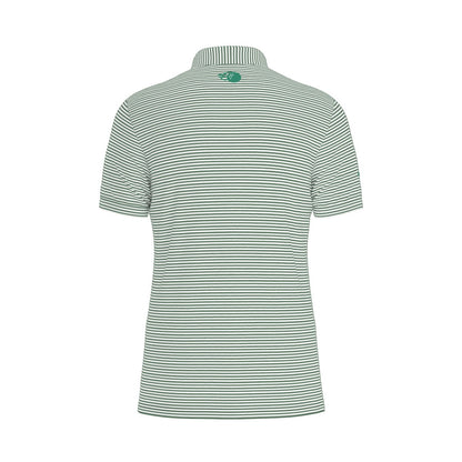 The Caddie Striped Performance Polo Shirt