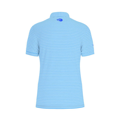 The Caddie Striped Performance Polo Shirt